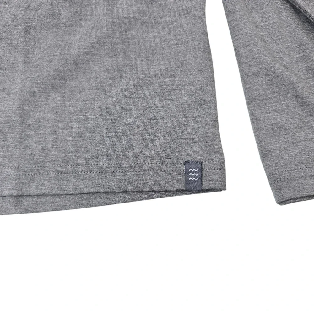 Free Fly Pullover Mens XL Gray Bamboo Blend Performance 1/4 Zip Athletic Top